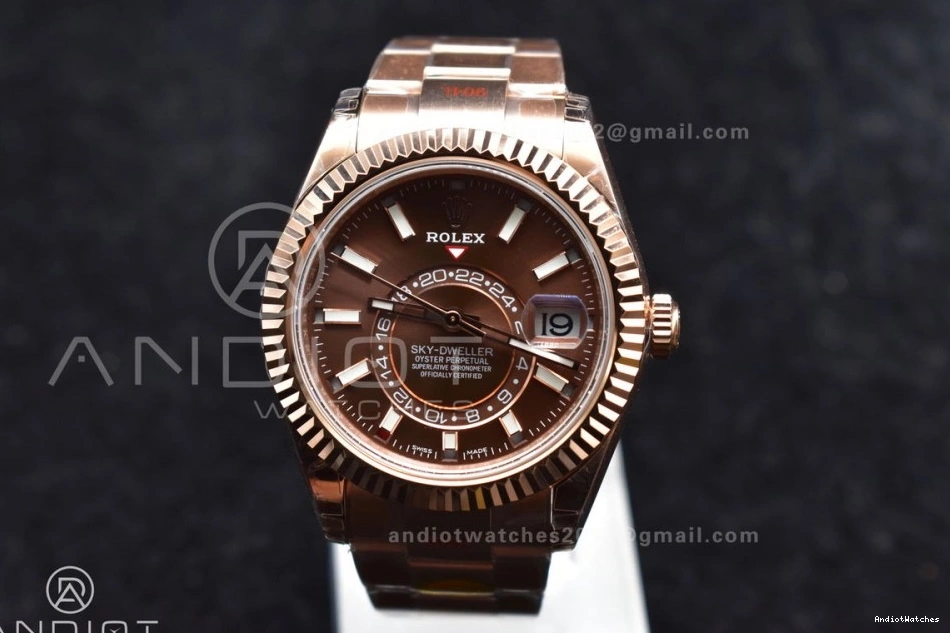 A23J Noob Dial Bracelet RG 1103 Best Sleek on Brown Skydweller Edition RG 1206